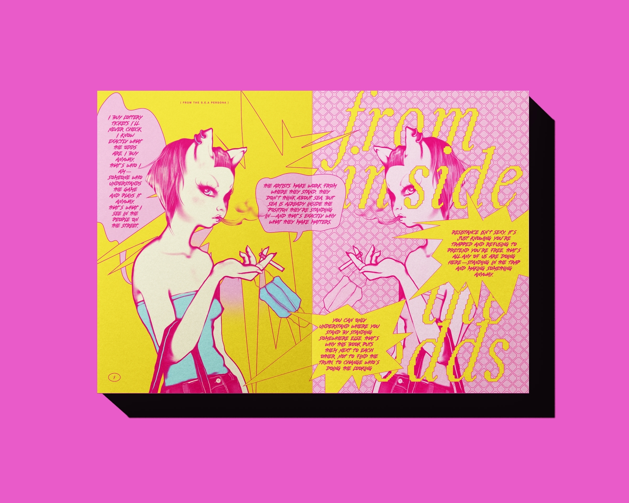 Contemporary publication from a Southeast Asian Art Open Call, issued by Hand-Fetish-Projects